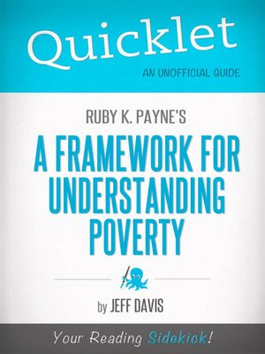 cover image of Quicklet on Ruby K. Payne's a Framework for Understanding Poverty